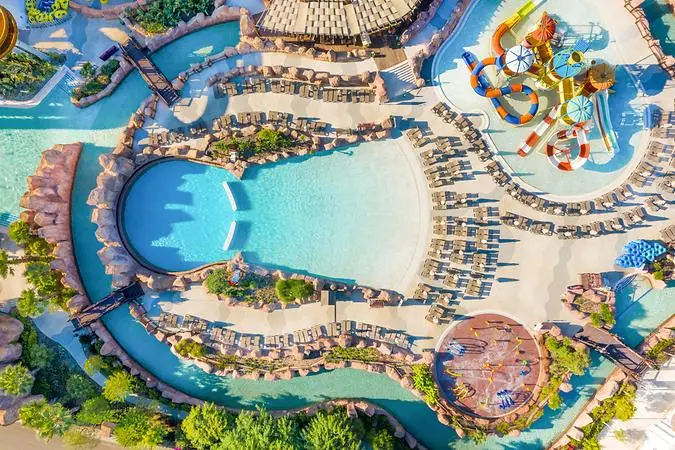 How to get to Land of Legends β aerial view of the theme park